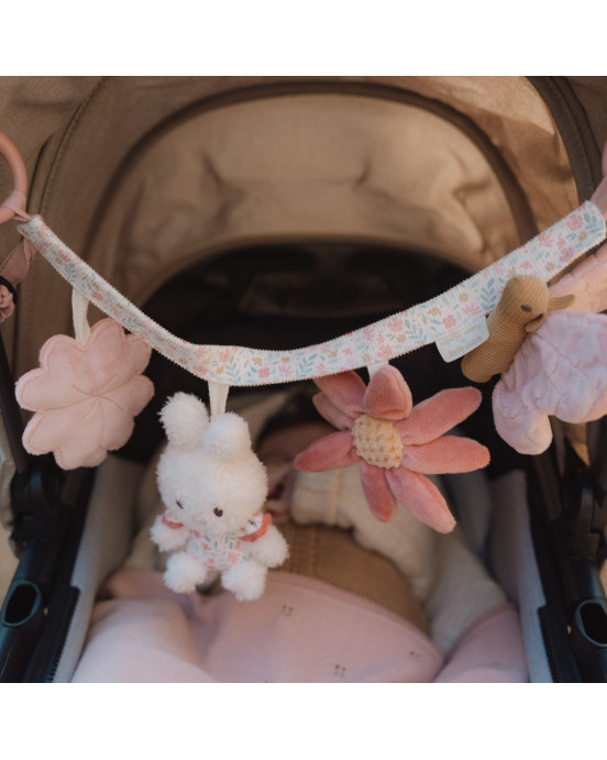 LITTLE DUTCH. Υφασμάτινη γιρλάντα για καρότσι Miffy - Lucky Blossom GRS