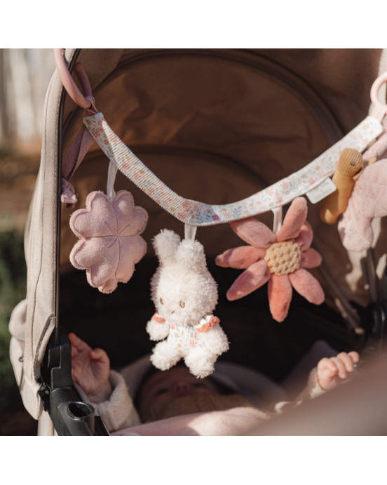 LITTLE DUTCH. Υφασμάτινη γιρλάντα για καρότσι Miffy - Lucky Blossom GRS
