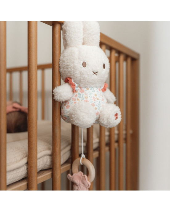 LITTLE DUTCH. Υφασμάτινο μουσικό κουκλάκι Miffy - Lucky Blossom GRS