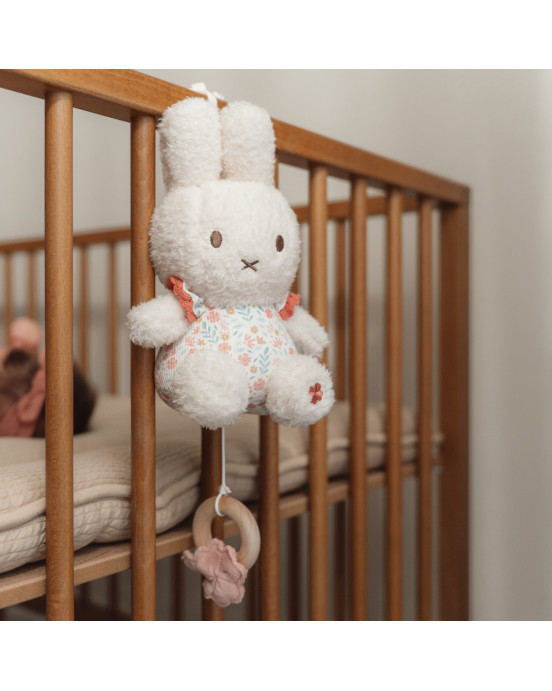 LITTLE DUTCH. Υφασμάτινο μουσικό κουκλάκι Miffy - Lucky Blossom GRS