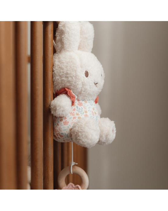 LITTLE DUTCH. Υφασμάτινο μουσικό κουκλάκι Miffy - Lucky Blossom GRS
