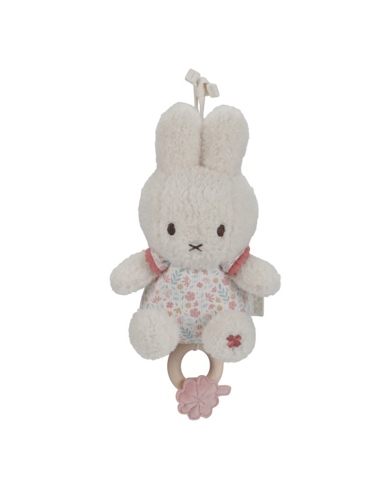 LITTLE DUTCH. Υφασμάτινο μουσικό κουκλάκι Miffy - Lucky Blossom GRS