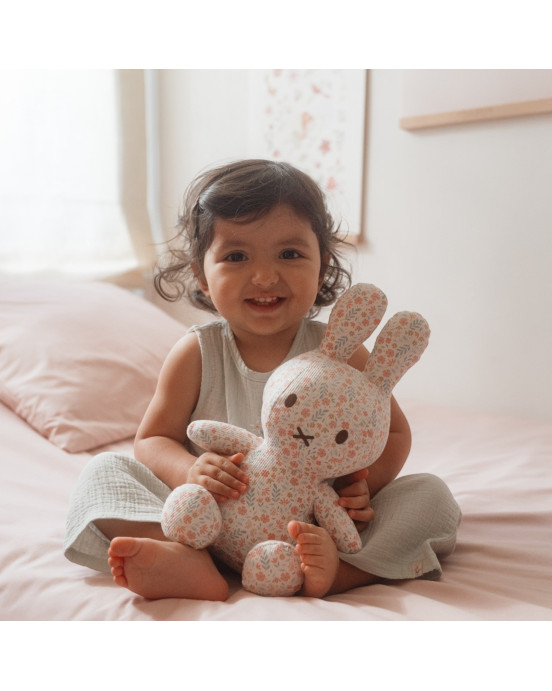 LITTLE DUTCH. Υφασμάτινο κουκλάκι Miffy Lucky Blossom all over 30εκ. GRS