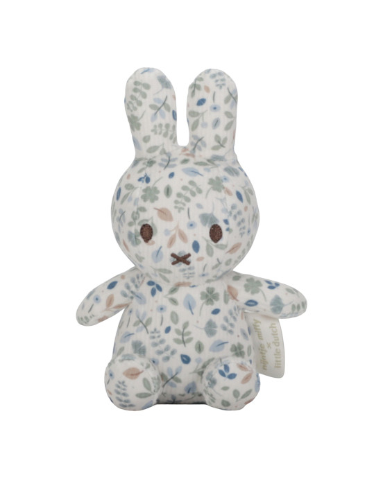 LITTLE DUTCH. Υφασμάτινο κουκλάκι Miffy Lucky Leaves all over 15εκ. GRS