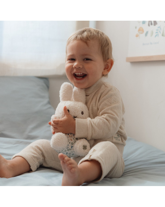 LITTLE DUTCH. Υφασμάτινο κουκλάκι Miffy - Lucky Leaves GRS 20εκ.