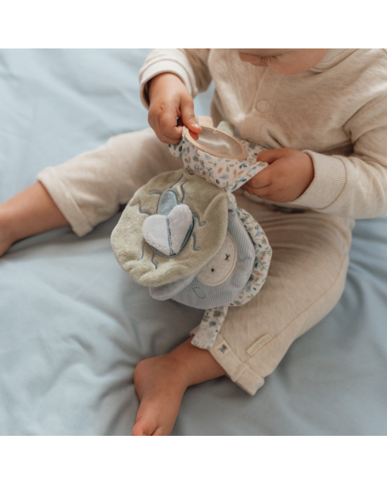 LITTLE DUTCH. Υφασμάτινο βιβλιαράκι δραστηριοτήτων μικρό Miffy - Lucky Leaves