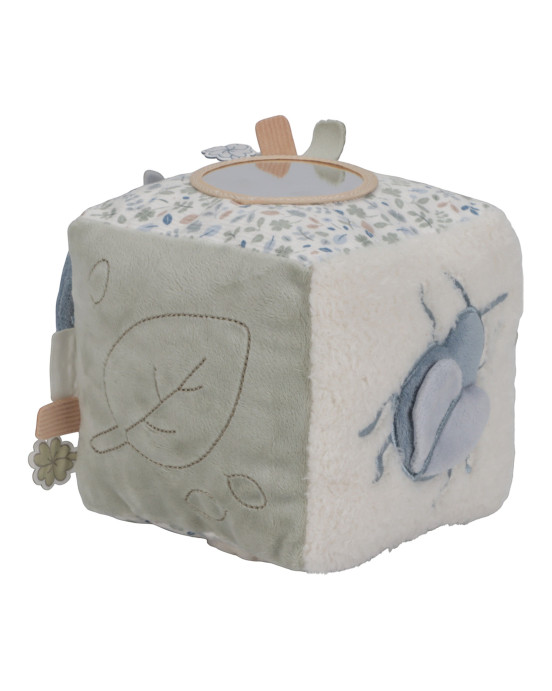 LITTLE DUTCH. Υφασμάτινος κύβος δραστηριοτήτων - Lucky Leaves GRS