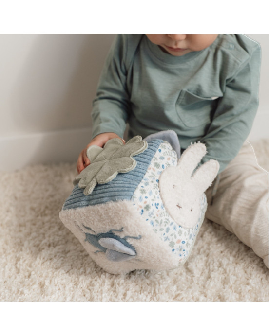 LITTLE DUTCH. Υφασμάτινος κύβος δραστηριοτήτων - Lucky Leaves GRS