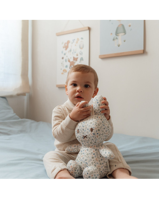 LITTLE DUTCH. Υφασμάτινο κουκλάκι Miffy Lucky Leaves all over 30εκ. GRS