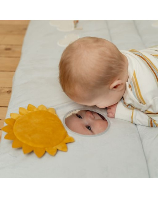 LITTLE DUTCH. Υφασμάτινο στρώμα δραστηριοτήτων Miffy Vintage Sunny Stripes