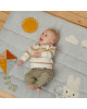 LITTLE DUTCH. Υφασμάτινο στρώμα δραστηριοτήτων Miffy Vintage Sunny Stripes