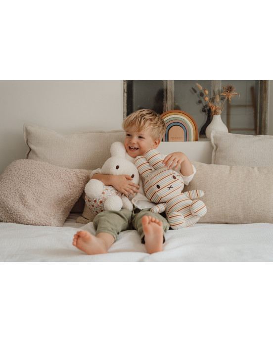 LITTLE DUTCH. Υφασμάτινη κούκλα Miffy Vintage Sunny Stripes 60cm
