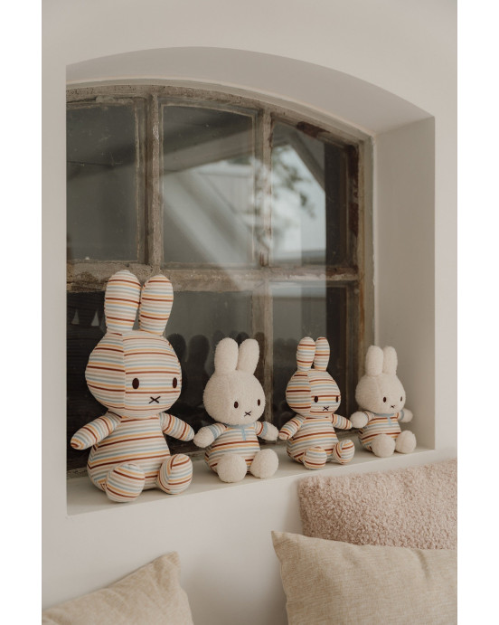 LITTLE DUTCH. Υφασμάτινη κούκλα Miffy Vintage Sunny Stripes 100cm