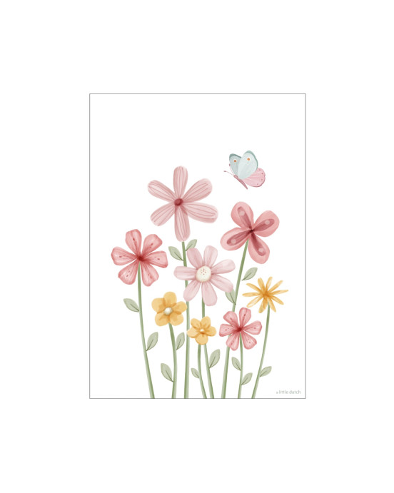 LITTLE DUTCH. Αφίσα A3 Fairy Garden