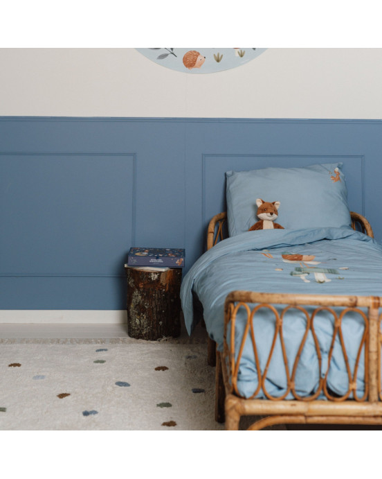 LITTLE DUTCH. Χαλί δωματίου Dot mixed Blue με υπόστρωμα latex