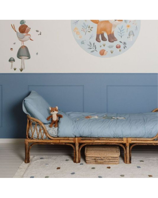 LITTLE DUTCH. Χαλί δωματίου Dot mixed Blue με υπόστρωμα latex