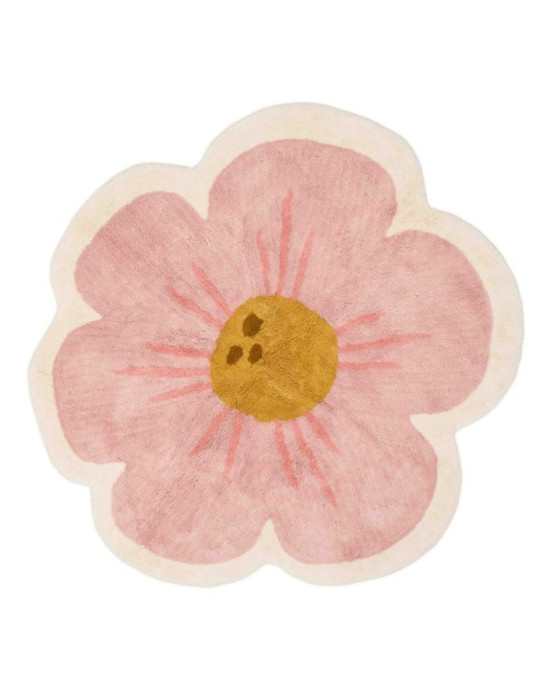 LITTLE DUTCH. Χαλί δωματίου Flower με υπόστρωμα latex