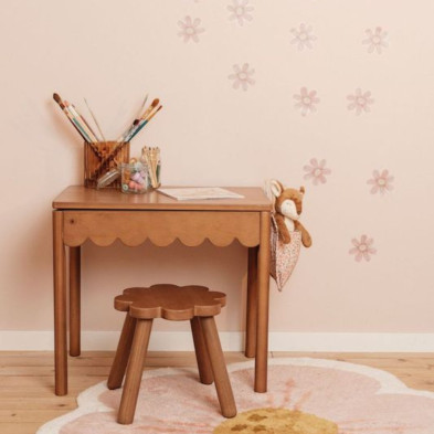 LITTLE DUTCH. Χαλί δωματίου Flower με υπόστρωμα latex