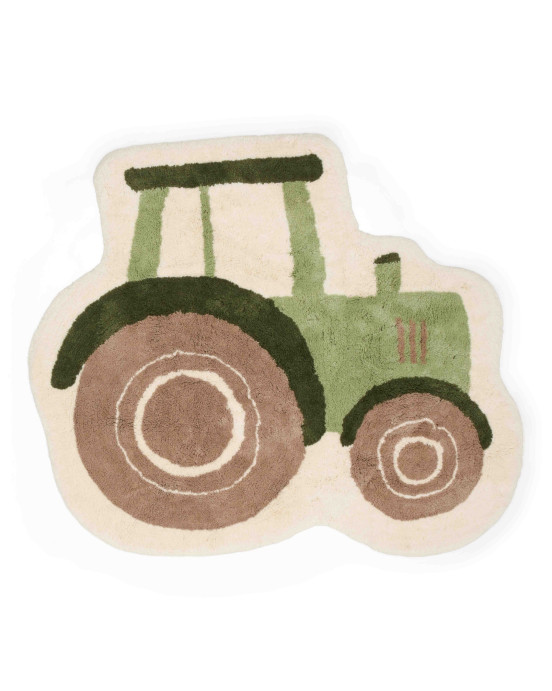 LITTLE DUTCH. Χαλί δωματίου Tractor με υπόστρωμα latex