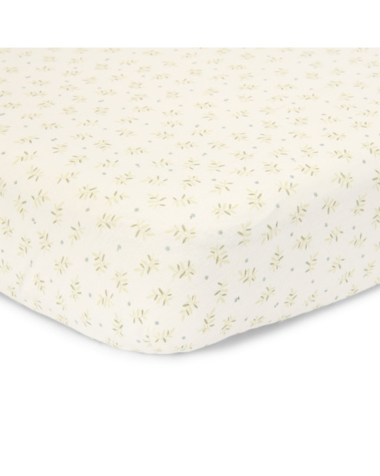 LITTLE DUTCH. Σεντόνι με λάστιχο Blueberry Leaves 70x140/150