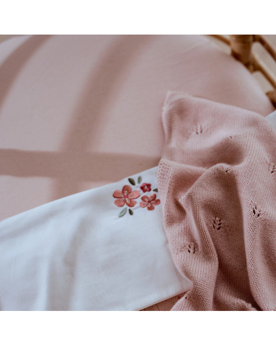 LITTLE DUTCH. Σεντόνι με λάστιχο Pure Blossom 70x140/150