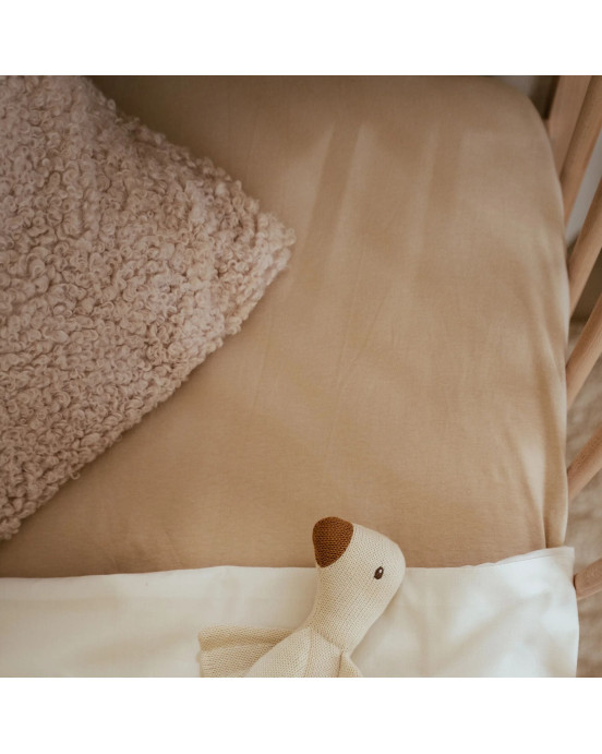 LITTLE DUTCH. Σεντόνι με λάστιχο Pure Soft Beige 60x120