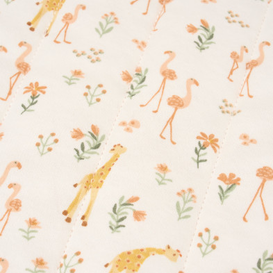 LITTLE DUTCH. Κουβέρτα καπιτονέ Blooming Safari 70x100