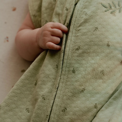 LITTLE DUTCH. Υπνόσακος καλοκαιρινός Pure Sage 90εκ.