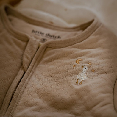 LITTLE DUTCH. Υπνόσακος χειμερινός ζακάρ Soft Beige 70εκ.