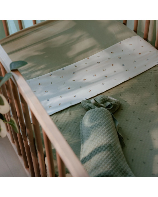 LITTLE DUTCH. Κουβέρτα καλοκαιρινή Pure Sage 70x100
