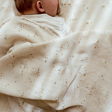 LITTLE DUTCH. Κουβέρτα καλοκαιρινή Little Goose 70x100