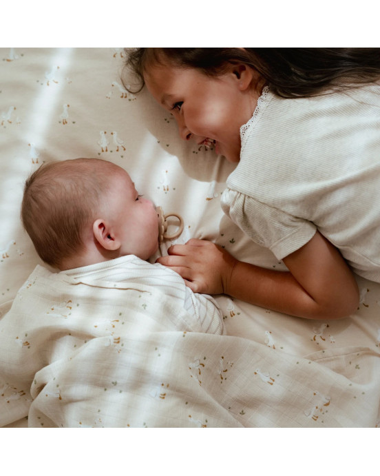 LITTLE DUTCH. Κουβέρτα καλοκαιρινή Little Goose 70x100