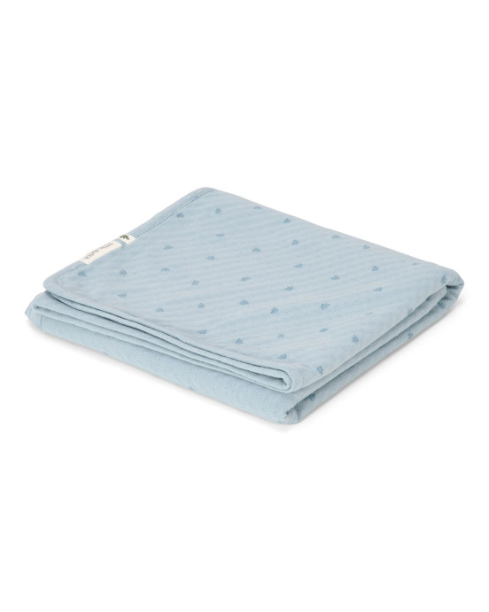 LITTLE DUTCH. Κουβέρτα καλοκαιρινή Pure Denim Blue 70x100
