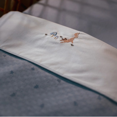 LITTLE DUTCH. Κουβέρτα καλοκαιρινή Pure Denim Blue 70x100