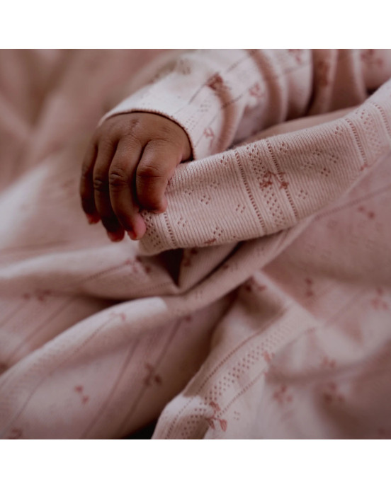 LITTLE DUTCH. Κουβέρτα καλοκαιρινή Pure Blossom 70x100