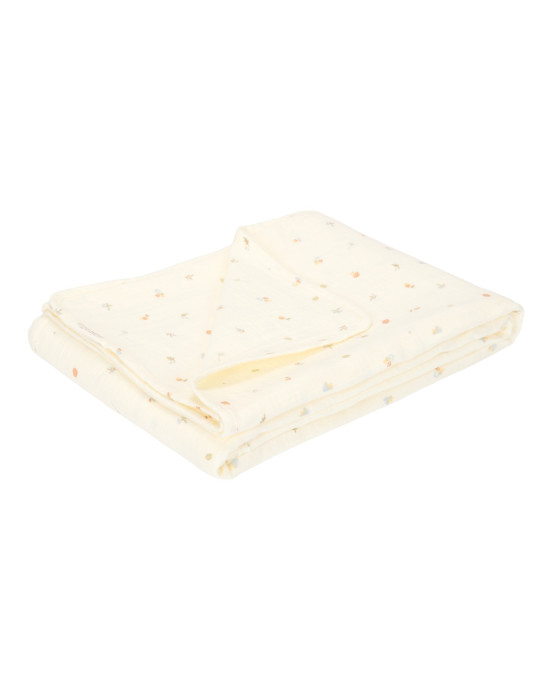 LITTLE DUTCH. Κουβέρτα καλοκαιρινή από μουσελίνα Forest Treasures 100x70