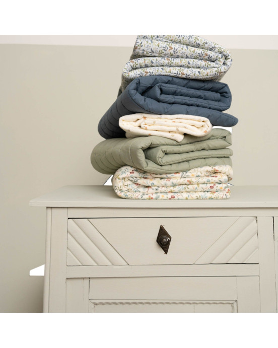 LITTLE DUTCH. Παπλωματάκι καπιτονέ Dark Blue 110x140