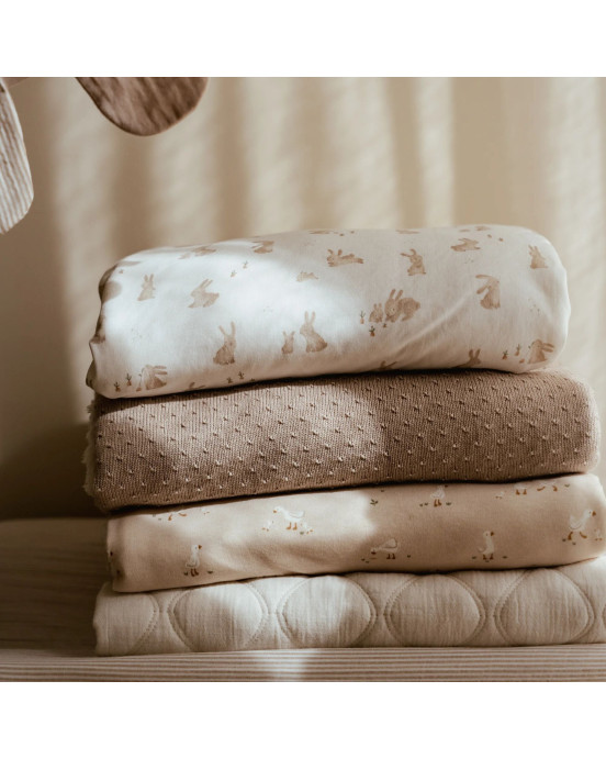 LITTLE DUTCH. Κουβέρτα καπιτονέ Pure Soft White 110x140