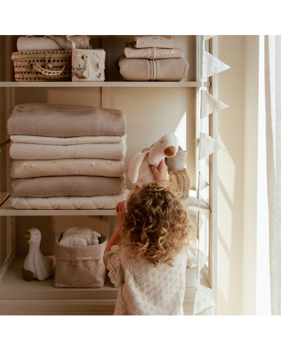 LITTLE DUTCH. Κουβέρτα καπιτονέ Pure Soft White 110x140