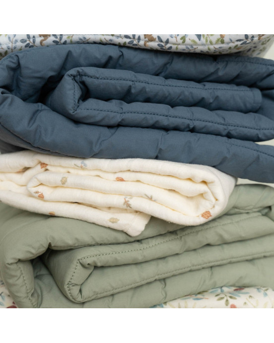 LITTLE DUTCH. Παπλωματάκι καπιτονέ Dark Blue 100x70