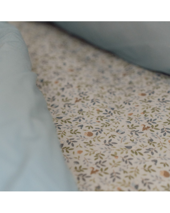 LITTLE DUTCH. Παπλωματοθήκη και μαξιλαροθήκη Forest Wonders 120x150 + 50x60