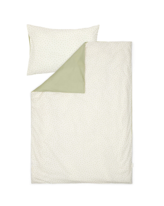 LITTLE DUTCH. Παπλωματοθήκη και μαξιλαροθήκη Blueberry Leaves 120x150 + 50x60