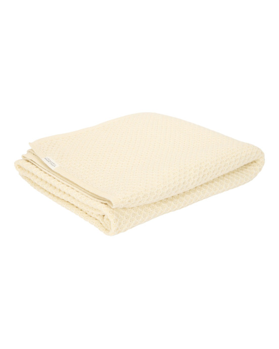 LITTLE DUTCH. Κουβέρτα πλεκτή Pure Soft White 70x100