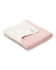 LITTLE DUTCH. Κουβέρτα πλεκτή με επένδυση fleece Pure Blossom 110x140