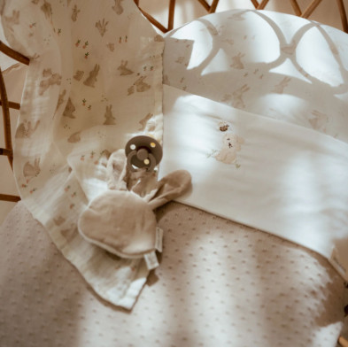 LITTLE DUTCH. Κουβέρτα πλεκτή Pure Soft Beige 110x140