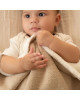LITTLE DUTCH. Κουβέρτα πλεκτή με επένδυση fleece Pure Soft Beige 110x140