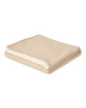 LITTLE DUTCH. Κουβέρτα πλεκτή με επένδυση fleece Pure Soft Beige 70x100