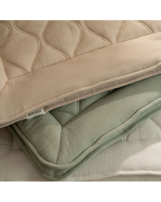 LITTLE DUTCH. Υφασμάτινο στρώμα δραστηριοτήτων Pure Soft Beige