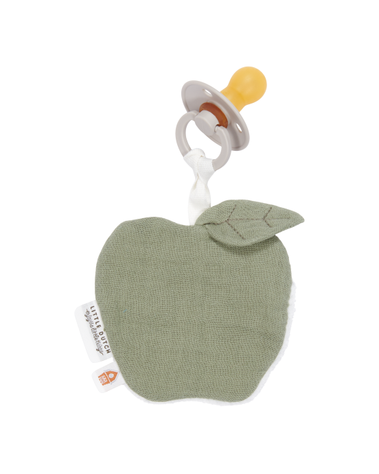 LITTLE DUTCH. Υφασμάτινο ντουντού από μουσελίνα Apple Oliv