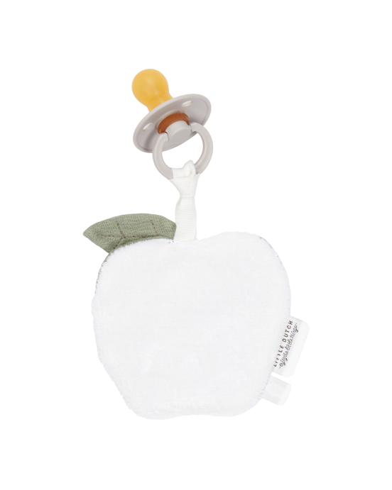 LITTLE DUTCH. Υφασμάτινο ντουντού από μουσελίνα Apple Oliv